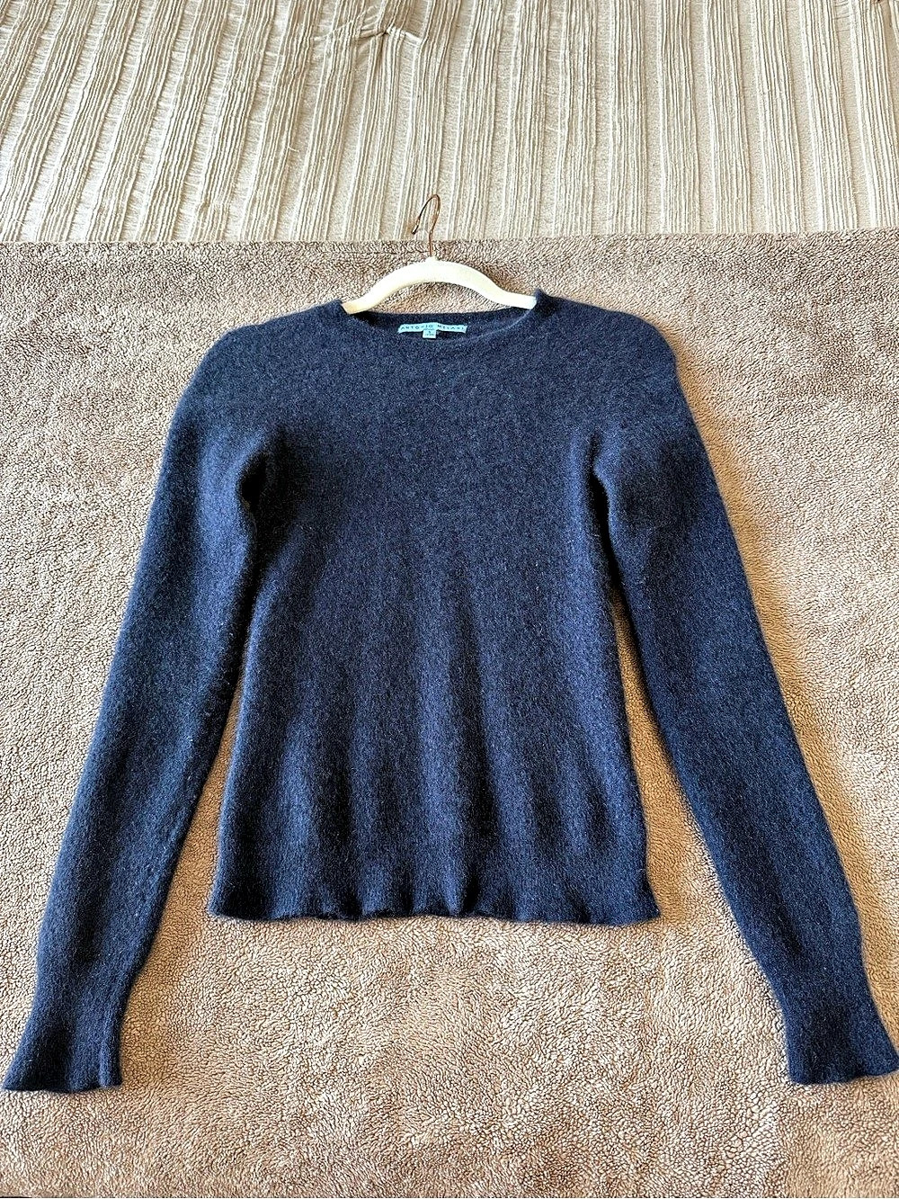 Antonio Melani Cashmere Crewneck Sweater in Blue Size Small (fits like XS) good